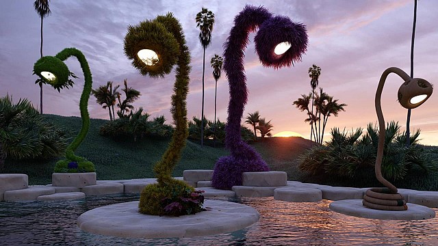 Khaled El Mays creates an enchanting jungle for Nilufar Gallery at Supersalone 2021