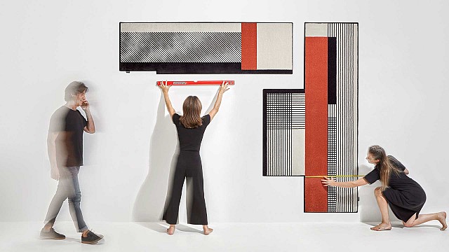 antoniolupi and Gumdesign launch a collection of 25 abstract carpets