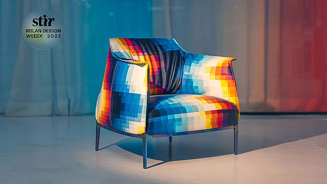 Poltrona Frau teams up with Felipe Pantone for limited edition armchair