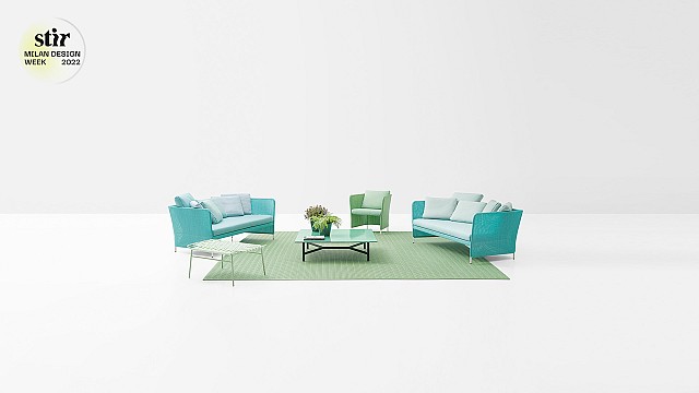 Paola Lenti uses 'Teatime' at Fuorisalone 2022 to beat the heat and tension