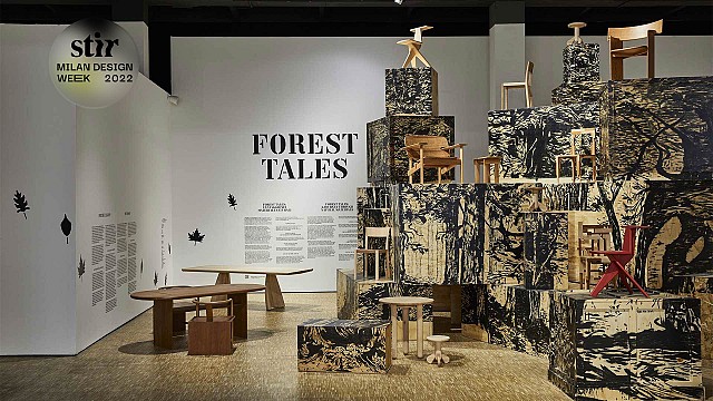 Studio Swine narrates the anthology of American Hardwood at Triennale Milano 2022