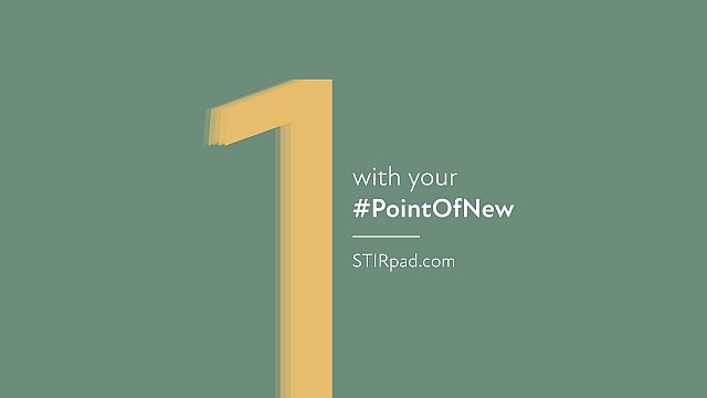 STIRpad is ONE with your #PointofNEW