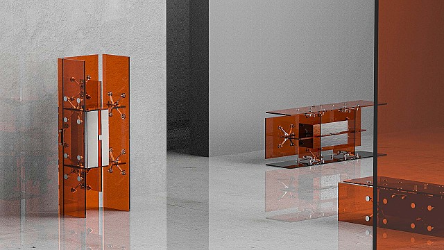 Cometabolism&rsquo;s acrylic furniture blurs boundaries between public and private