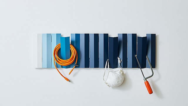 Yusuke Watanabe takes inspiration from Coldplay's <em>'Parachutes'</em> for new wall shelf