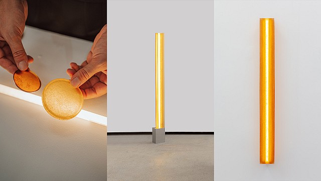 Est&uacute;dio Rain&rsquo;s &lsquo;Ricino&rsquo; utilises resin to build lamps that evoke celestial traits