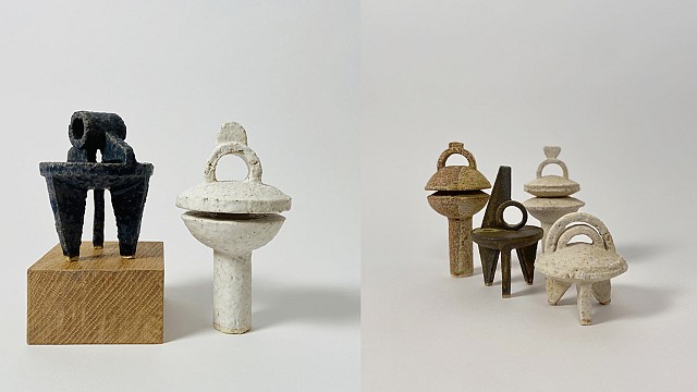 Catherine Dix fires a singular troupe of ceramic 'Petites Architectures'