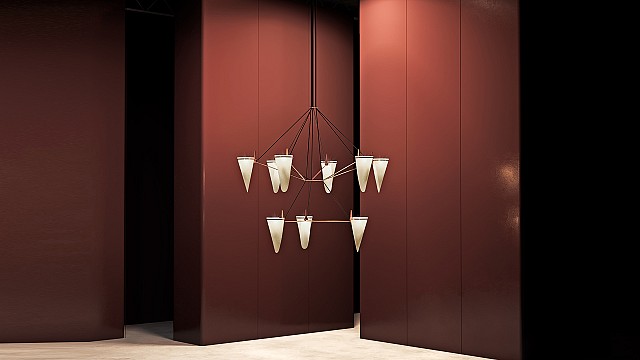 Joe Armitage presents 'Noveconi Chandelier' at  Milan Design Week 2023