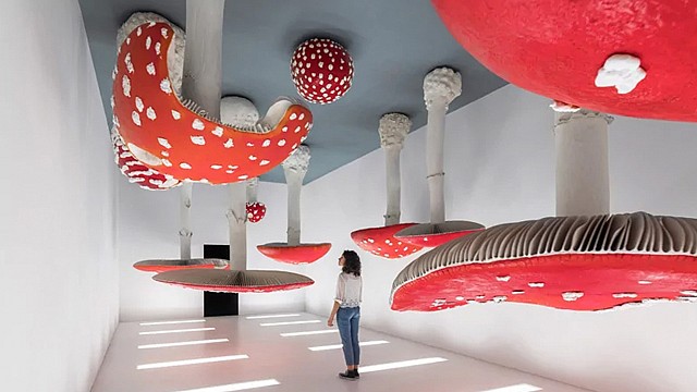 Carsten H&ouml;ller offers childlike wonder with the &lsquo;Upside Down Mushroom Room&rsquo;