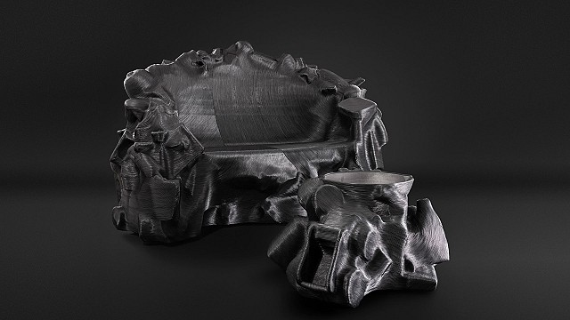 Jay Sae Jung Oh crafts &lsquo;Salvage&rsquo; sculptures of debris draped in leather