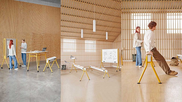 'CoLab,' collaborative and customisable furniture for new-age learning and working