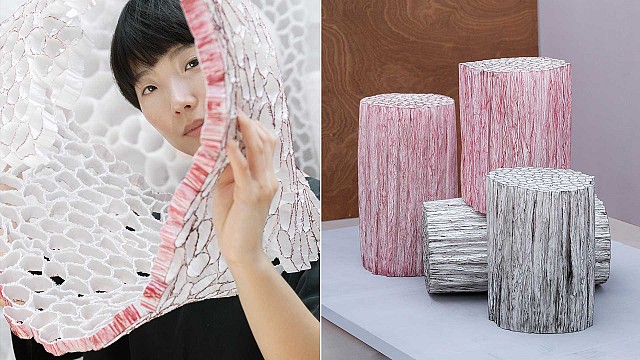 Pao Hui Kao balances fragility and sturdiness by using paper as a medium