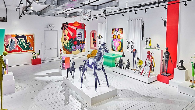 'Chromatic Stance' celebrates the vibrant interplay of colour, form and posture