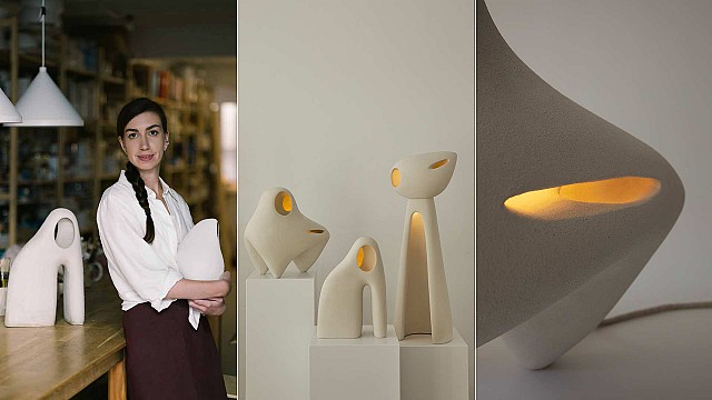 The &lsquo;Nomad II&rsquo; collection is defined by playful, zoomorphic light sculptures in clay