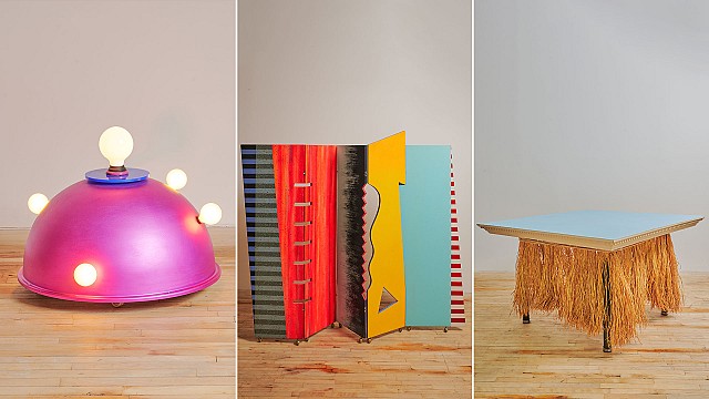 Dan Friedman's goofy objects at Superhouse question 'Why Shouldn't I Have Fun All Day?'