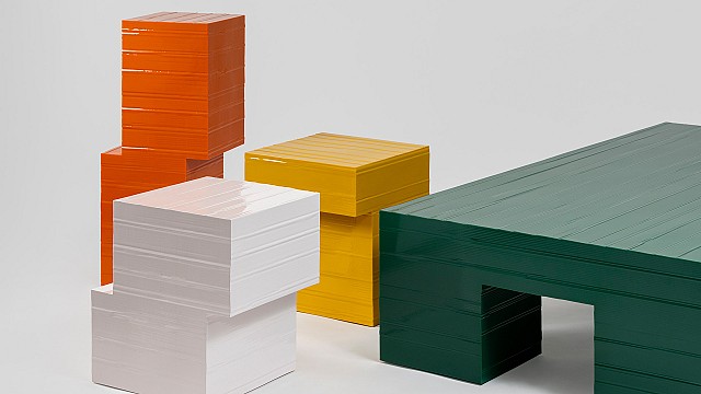 'Jello' by Marco Campardo at Galerie kreo delves into the designer's hands-on making