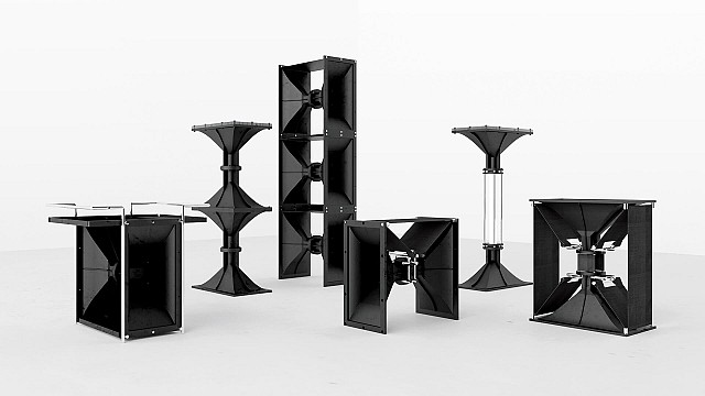 Juyong Shim recontextualises the obsolete speaker horn for the modular 'Horn Series'