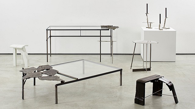 Furniture designs by Grace Prince define 'Held Absence' between weight and fragility