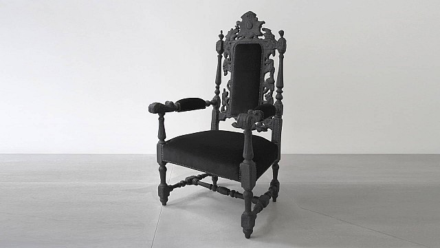 Smoke Breton Armchair