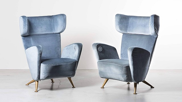 Pair of armchairs