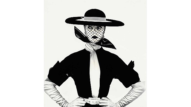 Black and White Vogue Cover, 1950