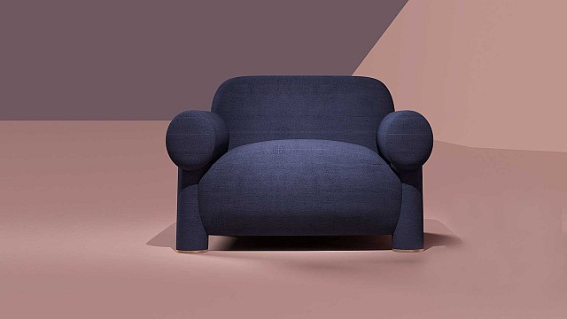 Puffy armchair