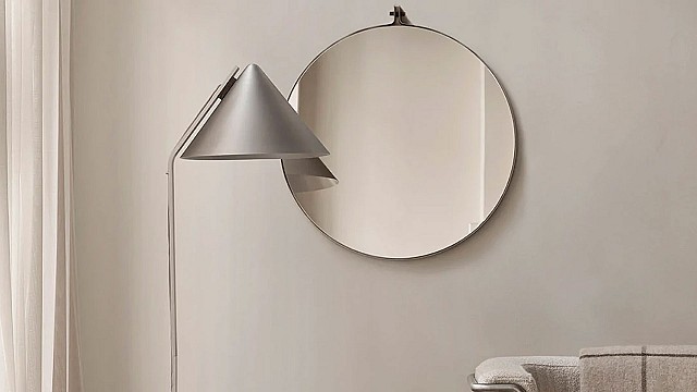 Dowel Mirror Round &ndash; Large