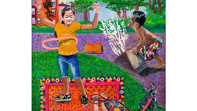 Girl with Hula Hoop, 2022