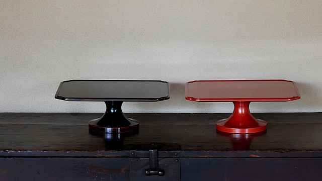 Black Negoro Standing Tray, 2022
