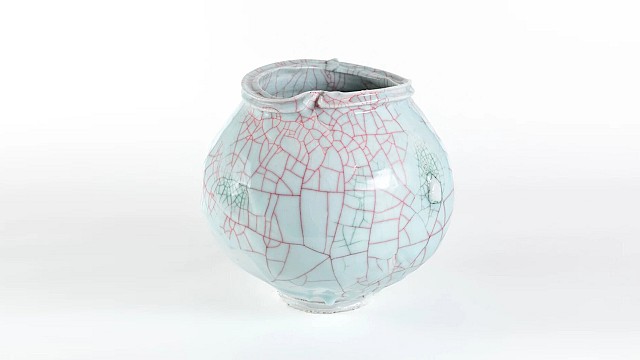 Celadon Lacquer Jar