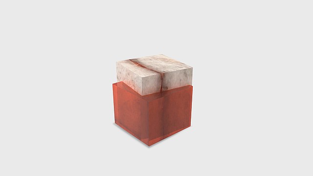 Red Side Table