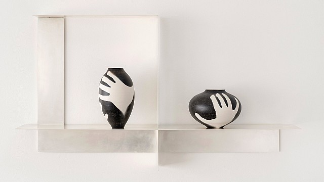 Handful Vases with Silver Frame 3