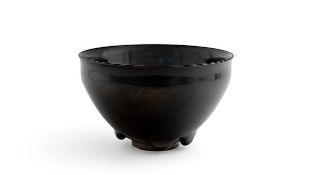 Lacquer Tenmoku Tea Bowl