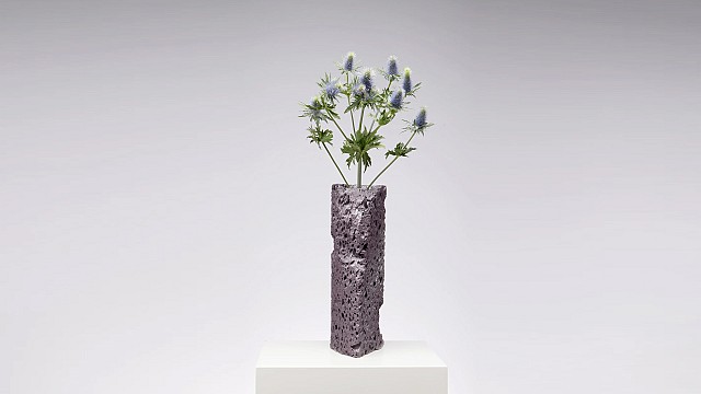 Space Lava Vase Dark Asteroid, 2023