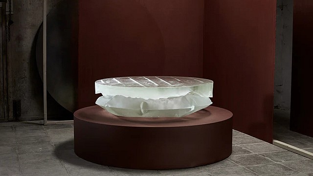 Cast Glass Coffee table