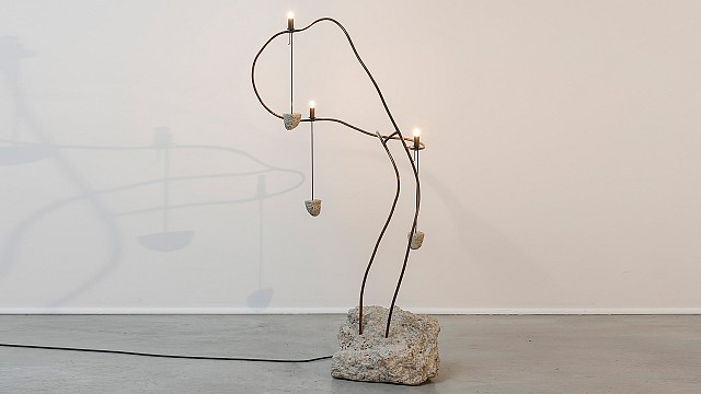 Copper Roots IX Floor Light