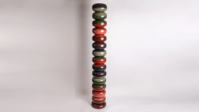Burgundy Sculpture