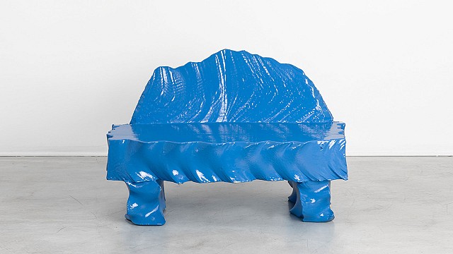 Poly Bench (Blue), 2024