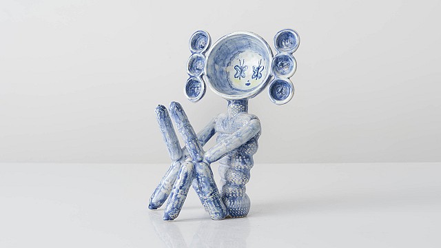 Figure with Seven Bowls, 2025