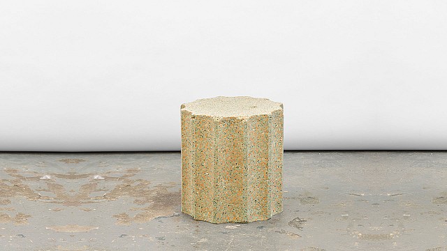 Stool in Unakite, 2025