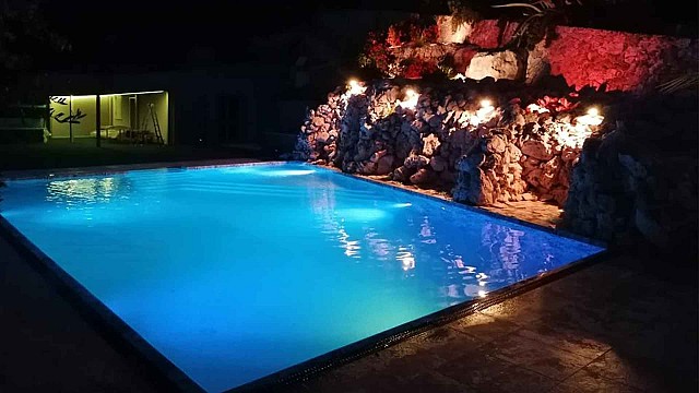 Swimming pool in private villa, Apulia