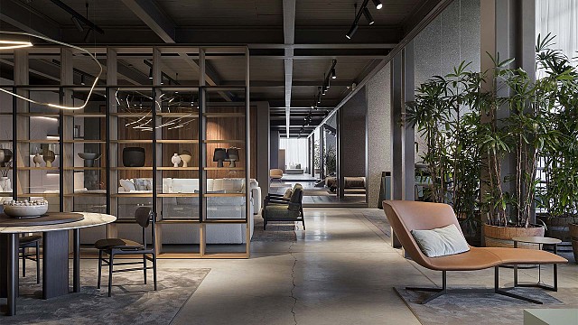 Lema renews the Alzate Brianza showroom with a set-up curated by Piero Lissoni