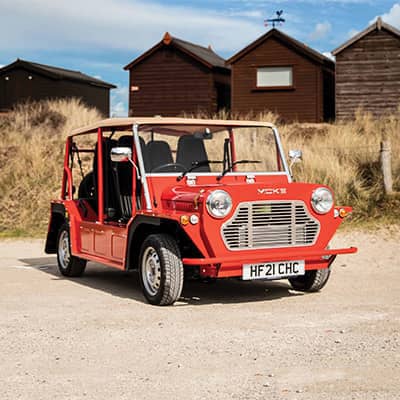 Michael Young revives James Bond's iconic car Moke for the 21st century