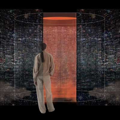 Contemplar y sentir, a sensorial pop-up created by Villal&oacute;n Studio