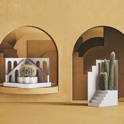 LATOxLATO's succulent planters draw inspiration from structures of the Italian Renaissance