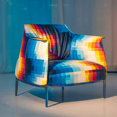Poltrona Frau teams up with Felipe Pantone for limited edition armchair