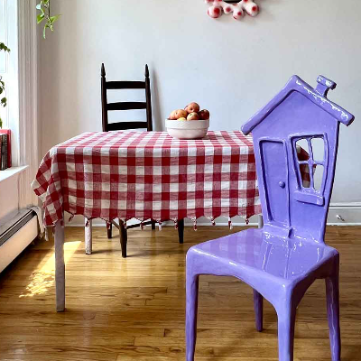 Nicholas Devlin narrates an urban fantasy through fairy tale chairs and alien lamps