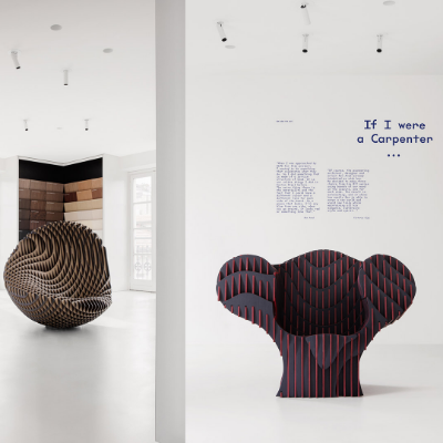 Ron Arad renders his iconic chairs in wood for ALPI&rsquo;s &lsquo;If I were a Carpenter&rsquo; exhibition