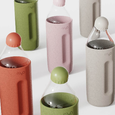 Michael Young&rsquo;s new M2O bottle design features an angled neck and easy-grip cap