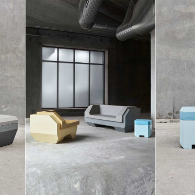 'Amphibious Seatings' by Jacob Egeberg blends brutalism and furniture design
