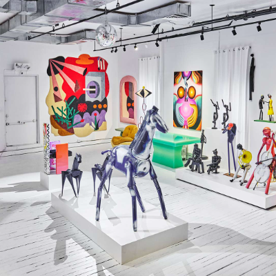 'Chromatic Stance' celebrates the vibrant interplay of colour, form and posture